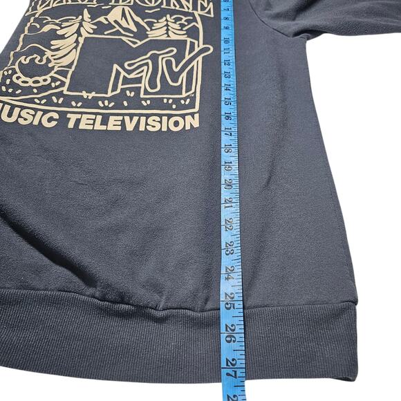 MTV Women's Explore Crewneck Sweatshirt Slate Gray L - Picture 7 of 7